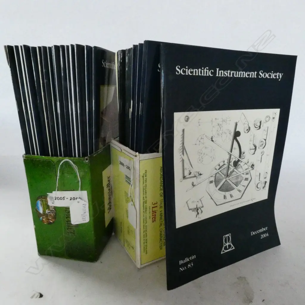 2 BOXES 'SCIENTIFIC INSTRUMENT SOCIETY BULLETINS, 2000 - 2009 Image 1++